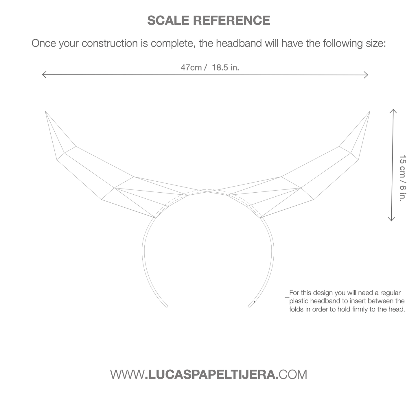 BULL HORNS HEADBAND - Lucas Papel Tijera