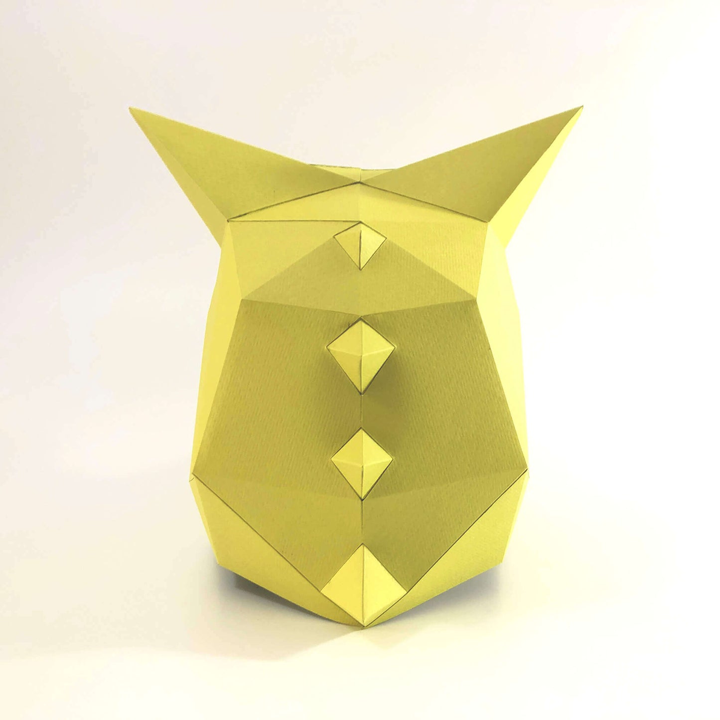 Carnotautus paper mask back view