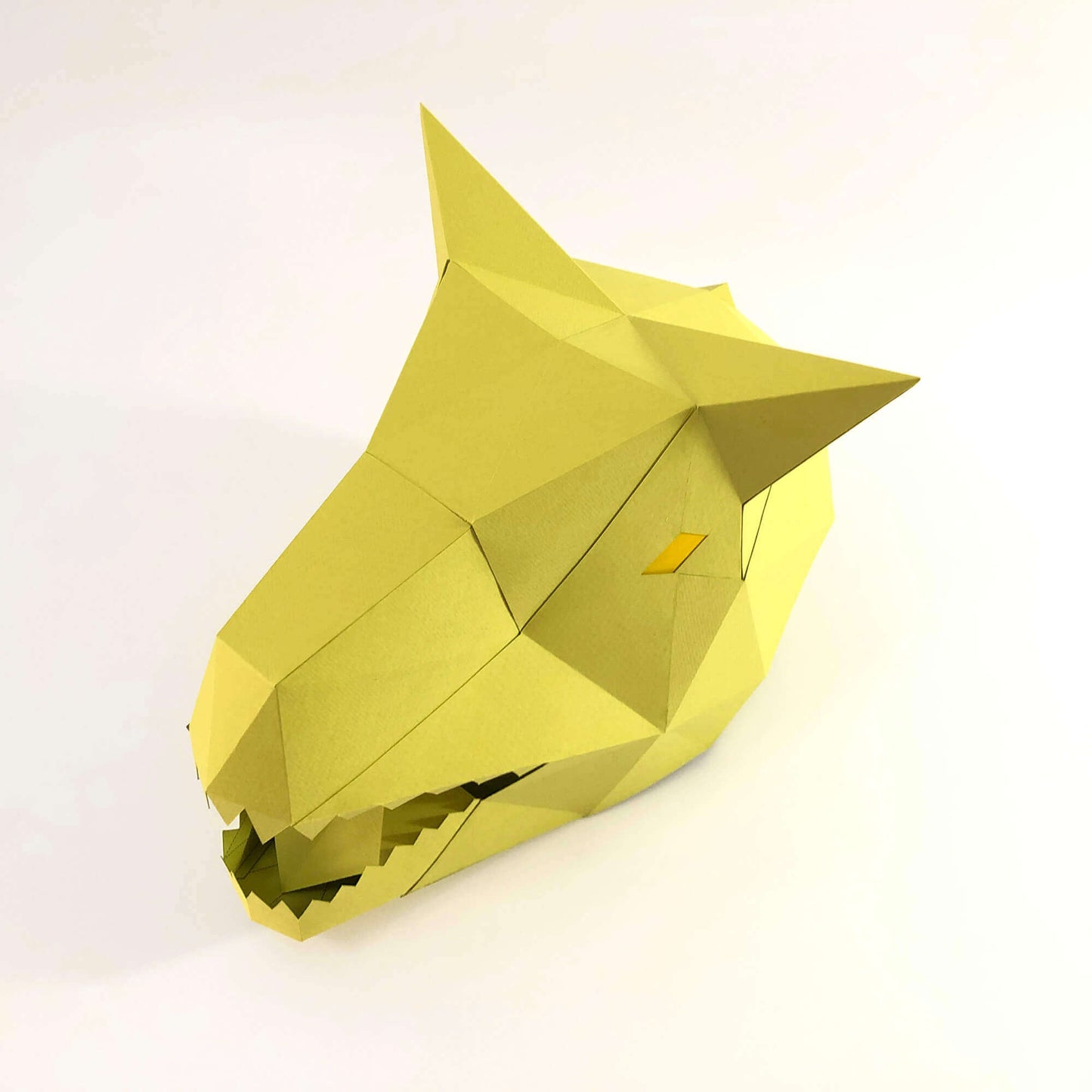 Horned Dinosaur paper mask DIY