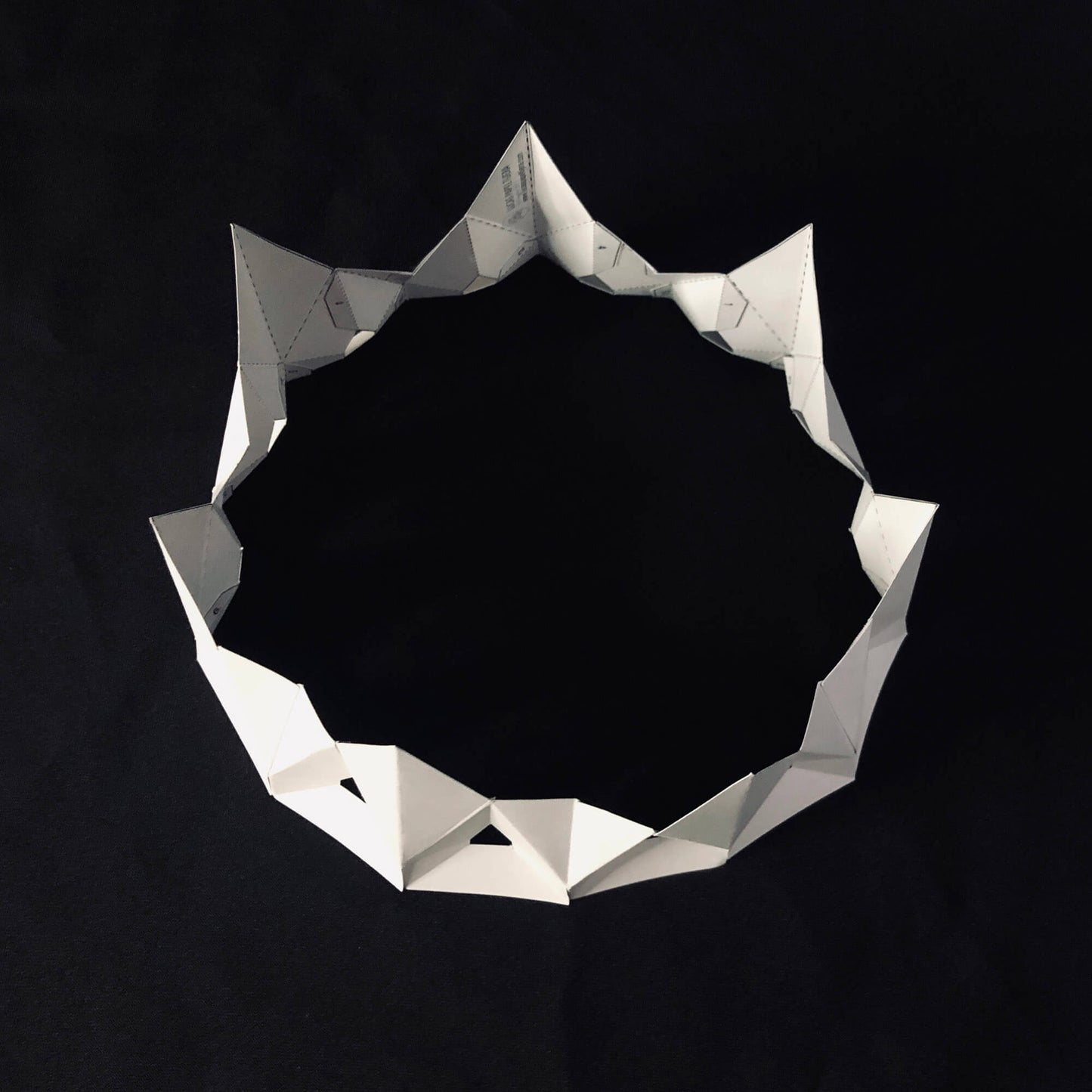 Prince paper crown top view