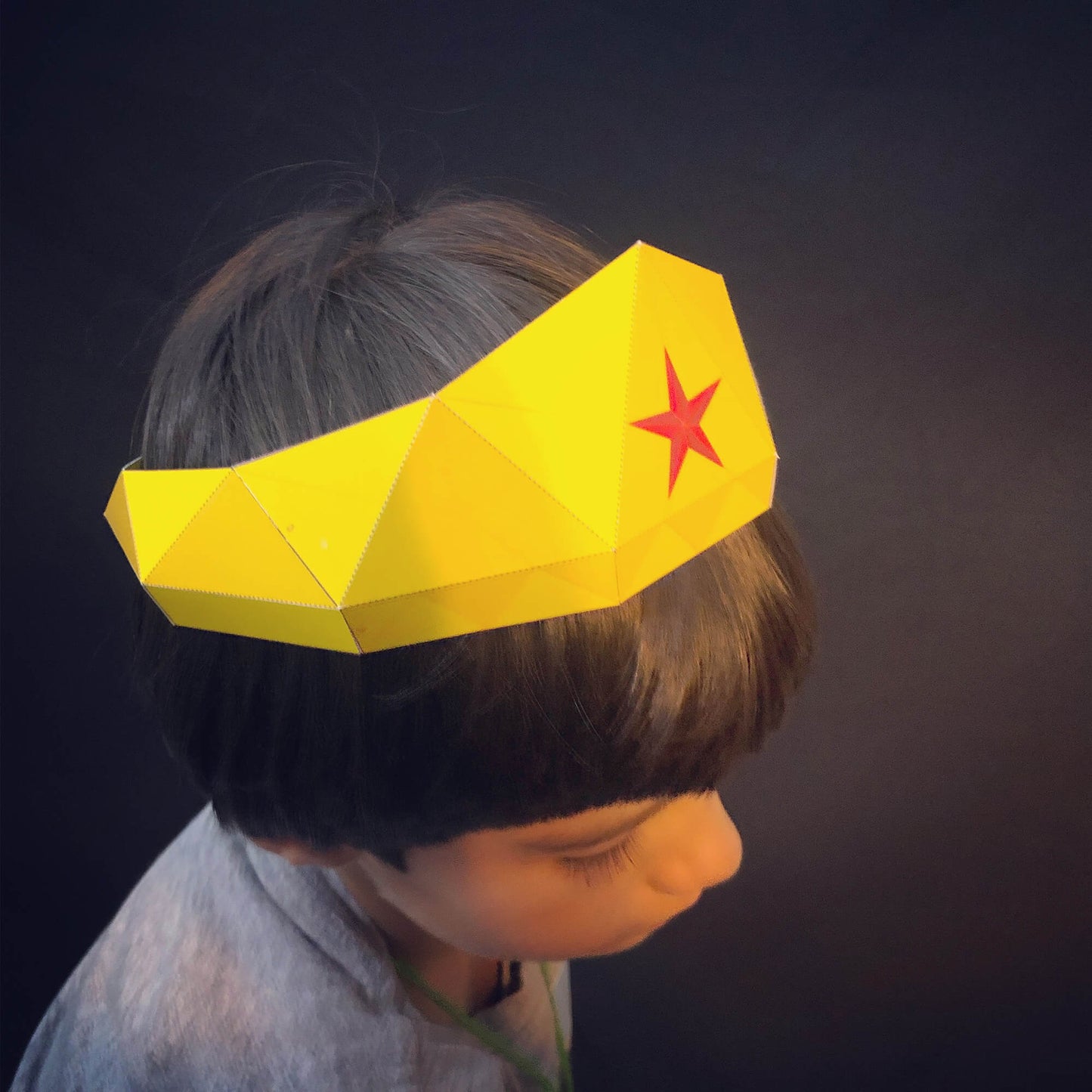 Wonder woman cosplay prop made out of paper