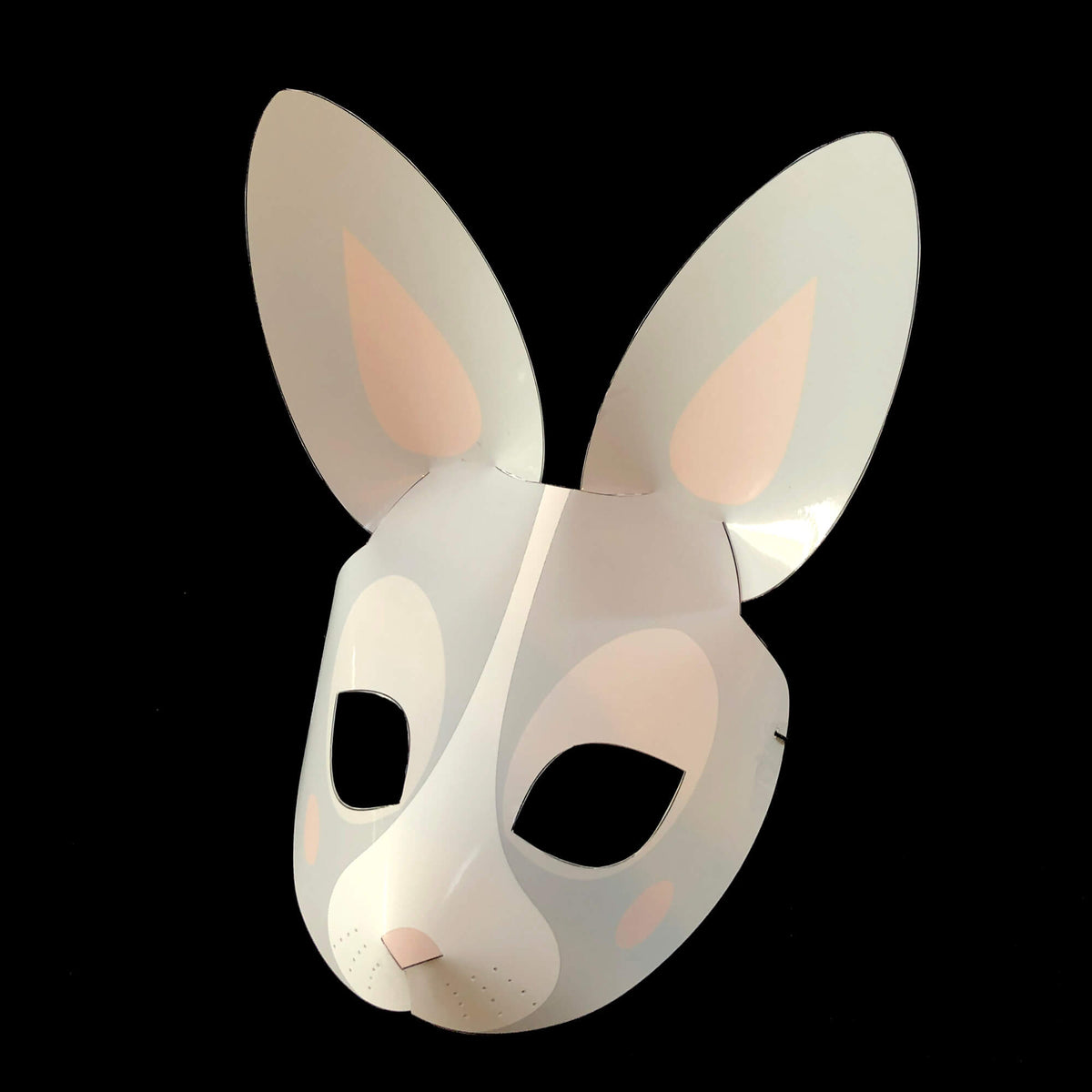 Diy Rabbit Mask Kit BUNNY CLIP MASK template - super simple DIY rabbit mask for kids ...